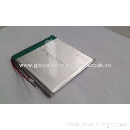 406997P 3.7V 3,400mAh Li-polymer Battery for Tablet PCs, Medical Devices, Mobile Printers